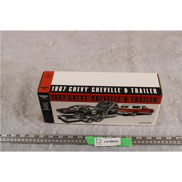 Wix Filters 1967 Chevy Chevelle and Trailer (No Blazer) Ertl Collectibles 1997 Highly Detailed Dieca
