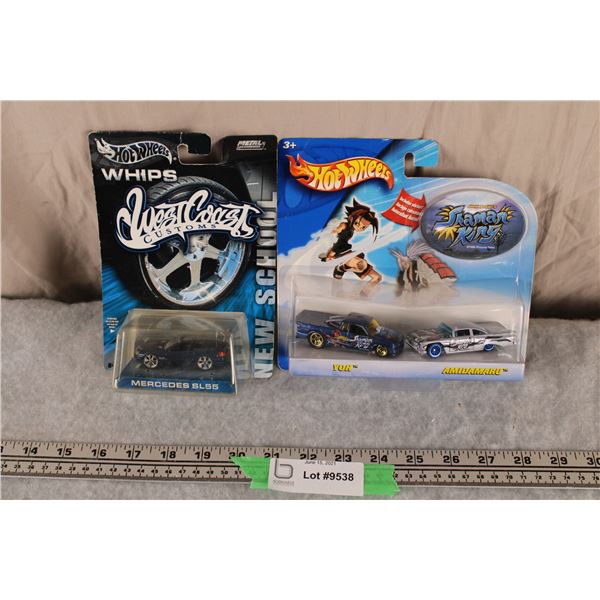 Hot Wheels Whips + Shaman King Mercedes SL55