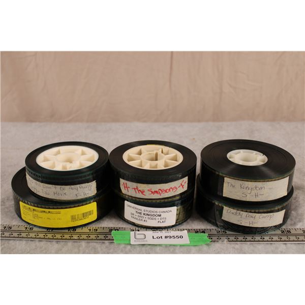 35mm Movie Trailer Lot of 6