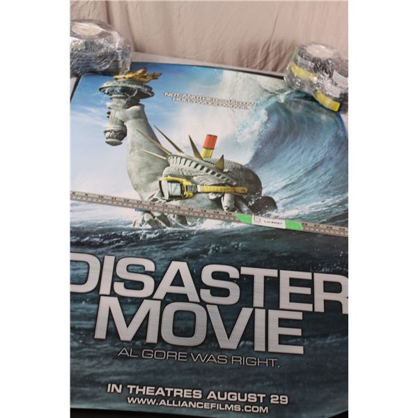 Movie Poster Lot - 13X Disaster Movie, Taken, Etc