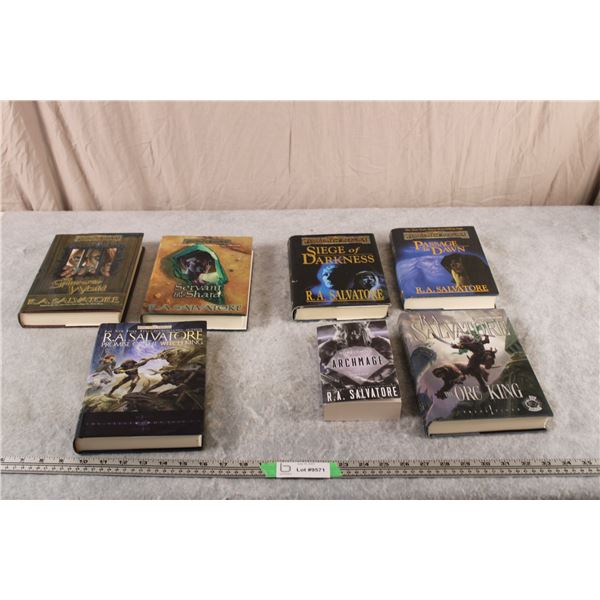 (2X THE MONEY) RA Salvatore Hardcover Fantasy Novels and 1 Softcover