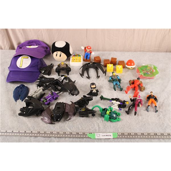 Batman and Super Mario Toys