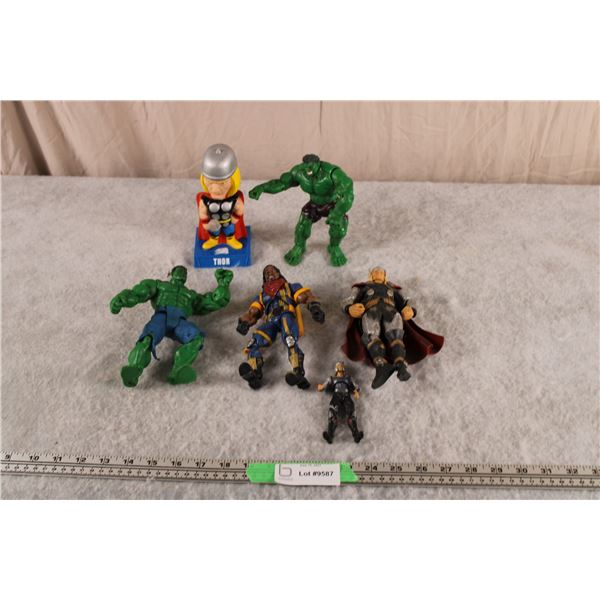 Marvel Legends - Thor, Bishop, Incredible Hulk
