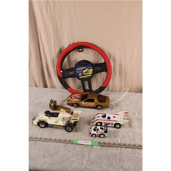 Trans Am and Other Remote Race Cars - Not Tested Plus Steering Wheel Cover