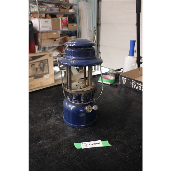 Coleman Model 321 A Blue Lantern (No Globe)