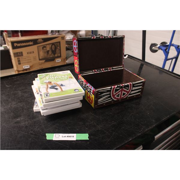 Storage Box with Wii Games