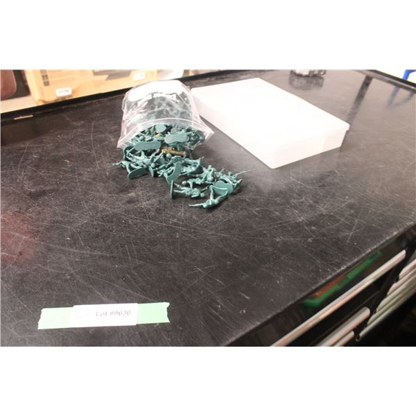 Piano Storage Container and Plastic Army Men