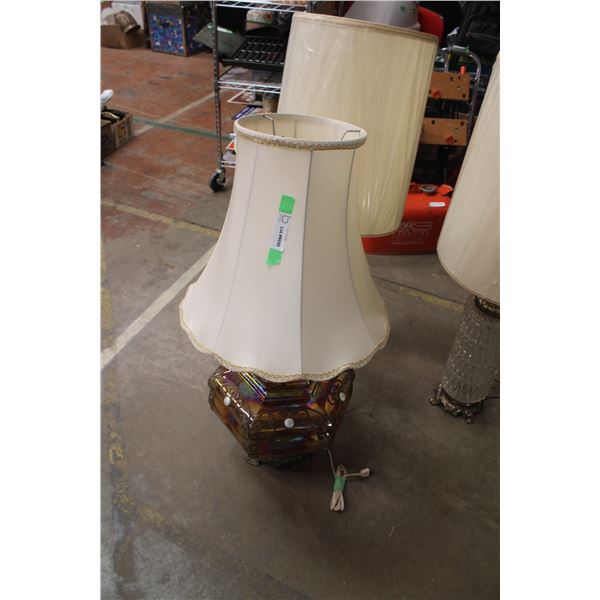 Fancy Glass Large Retro Lamp
