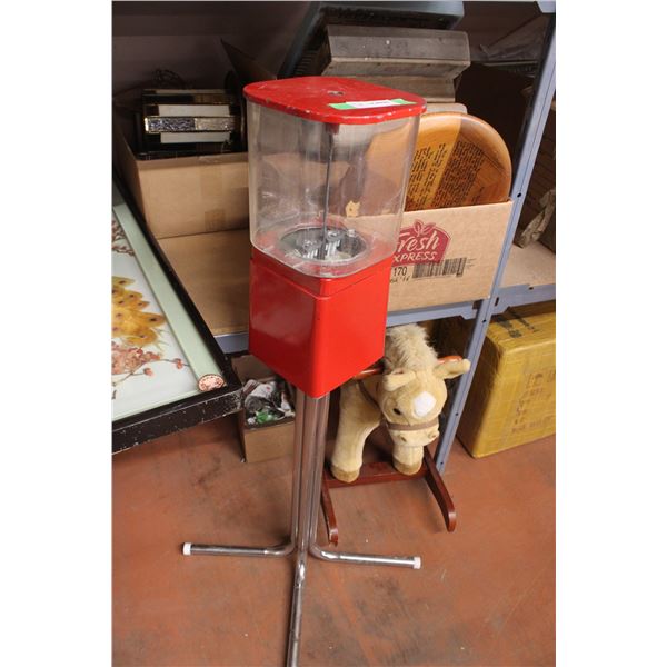 Standing Gum Ball Machine