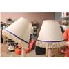 Image 3 : Pair of Small Lamps with Shades