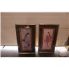 Image 1 : (2X THE MONEY) 2 Chinese Pictures in Frames 9" x 33"