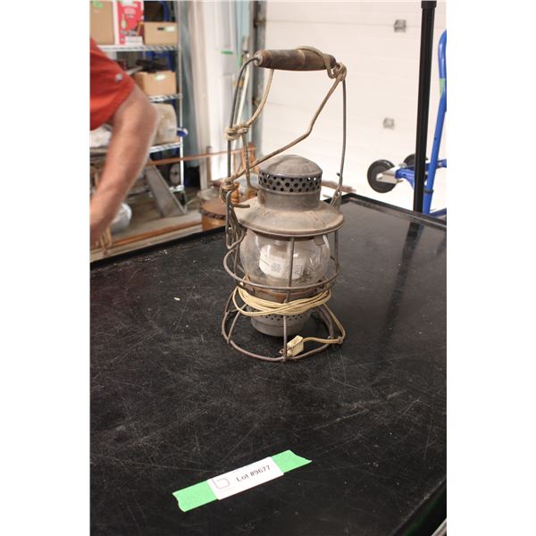 CPR Lantern Changed Over to Electric