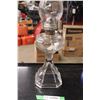 Image 2 : Clear Glass Coal Oil Lamp