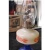 Image 5 : Blue Base Coal Oil Lamp with Shade