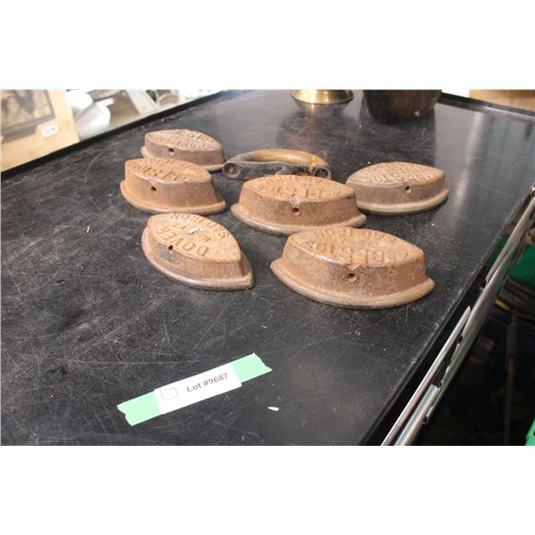 Sad Iron (6 Irons) 1 Handle