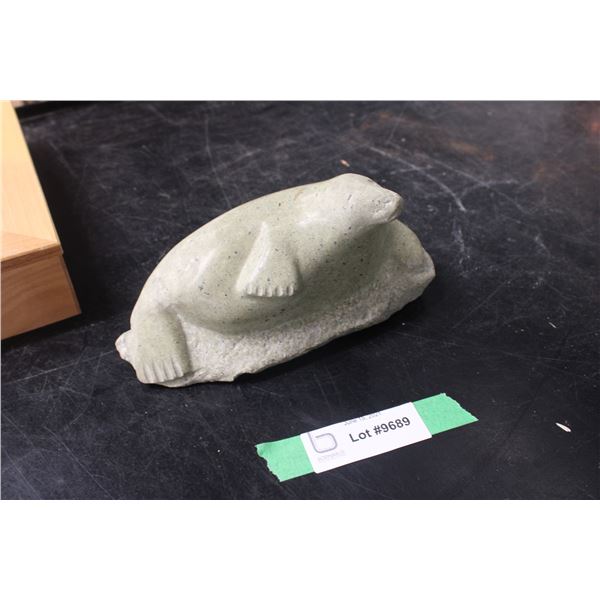Inuit Soap Stone Carving (Walrus)