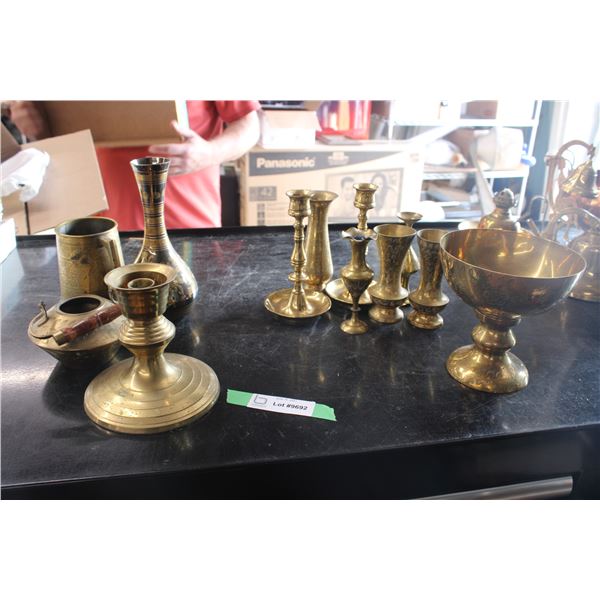 (2X THE MONEY) Brass Lots Ornamental Brass Pieces