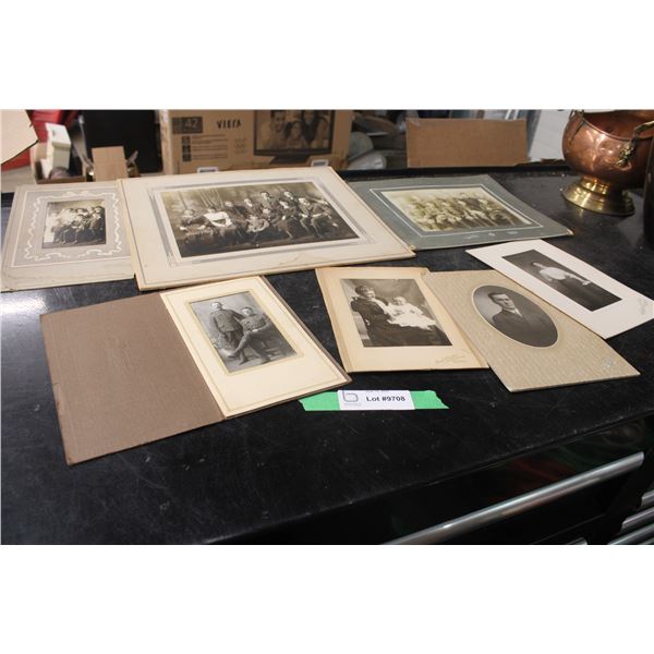 Lot of Vintage Pictures in Frames