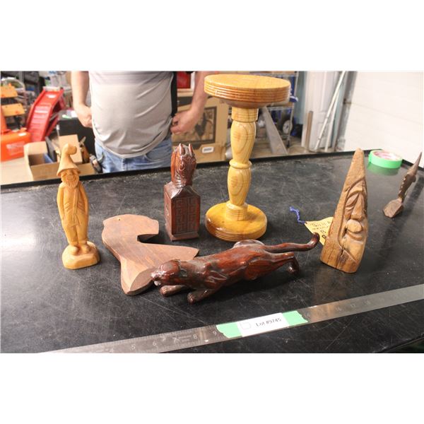 Wooden Items Misc Lot