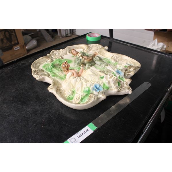 Chalkware Large Piece (has a few chips) 15" x 18"