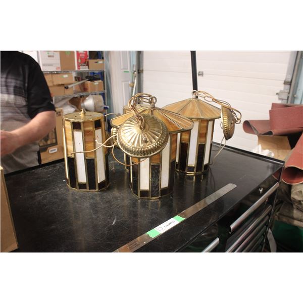 Vintage Hanging Light Shades (4 Shades)