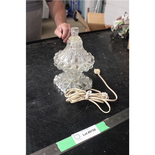 Clear Glass Lamp