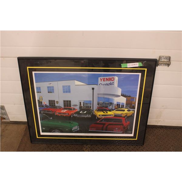 Dons Place Picture Print in Frame 33" x 26"