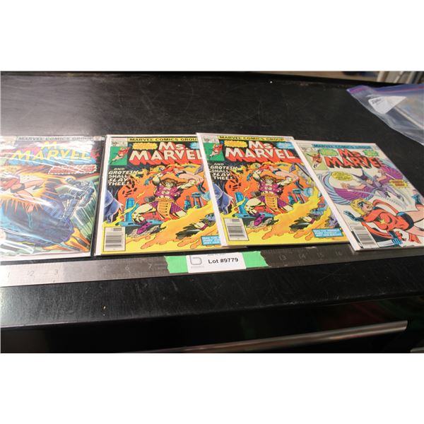 (4) Ms Marvel Comic Books