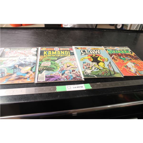 Kamandi, Claw, Stalker Comic Books