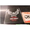 Image 3 : (2X THE MONEY) Tin Signs Champion Spark Plugs and Harley Davidson