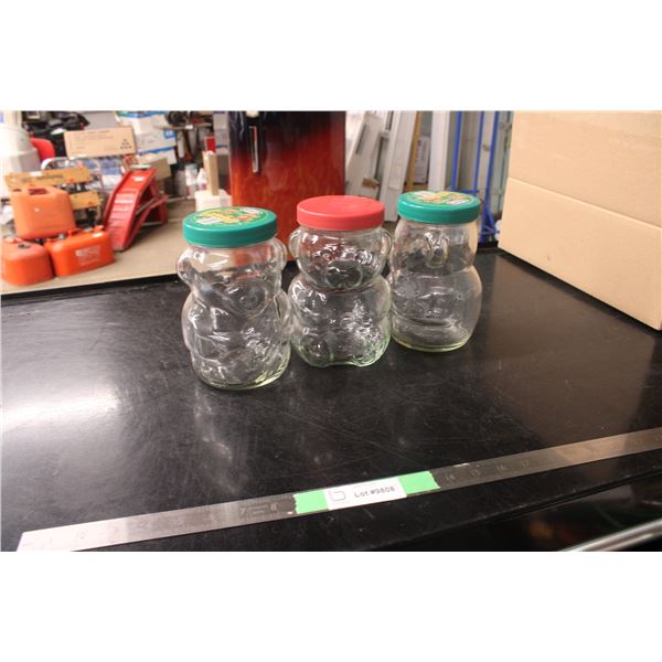 Collection of Kraft Teddy Bear Jars