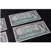 Image 2 : (2X THE MONEY) 1954 Canadian $1 Bills
