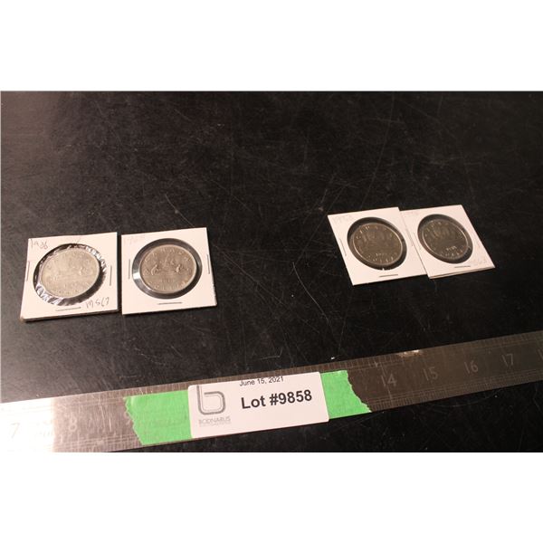 (2X THE MONEY) 1968, 1983, 1985, 1986 $1 Coins