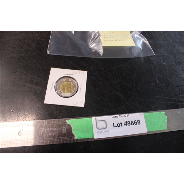 2017 Battle of Vimy Ridge $2 Coin