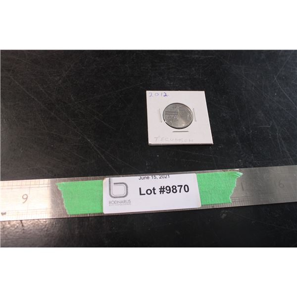 Tecumseh 2012 25 Cent