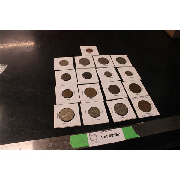 (17) Great Britain Coins