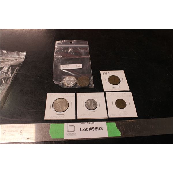 (9) Austria Coins