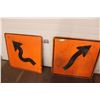 Image 1 : (2X THE MONEY) Road Signs 29.5" x 29.5"