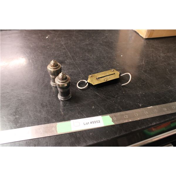 Fish Scale and Salt and Pepper Shakers