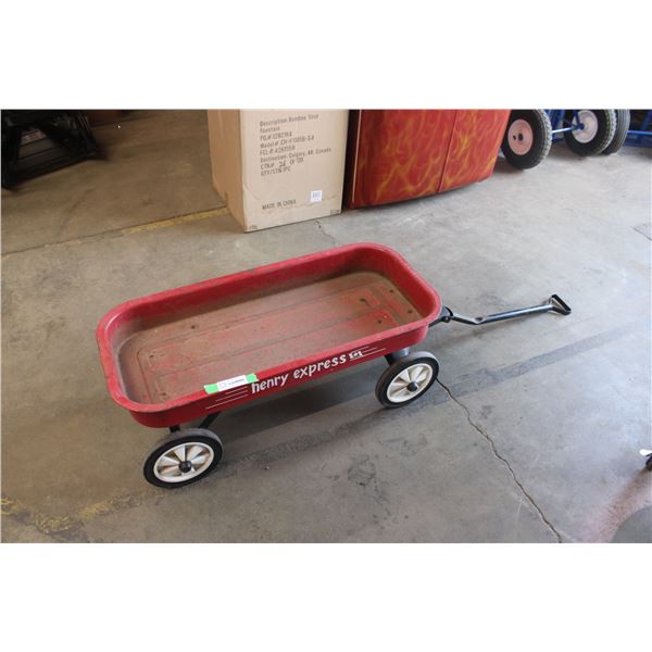 Henry Express Kids Red Wagon 34" Long