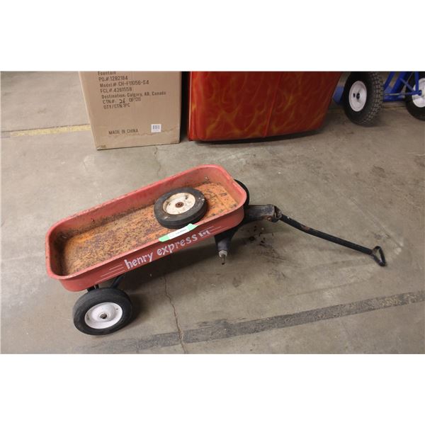 Henry Express Wagon Missing a Wheel 28" Long