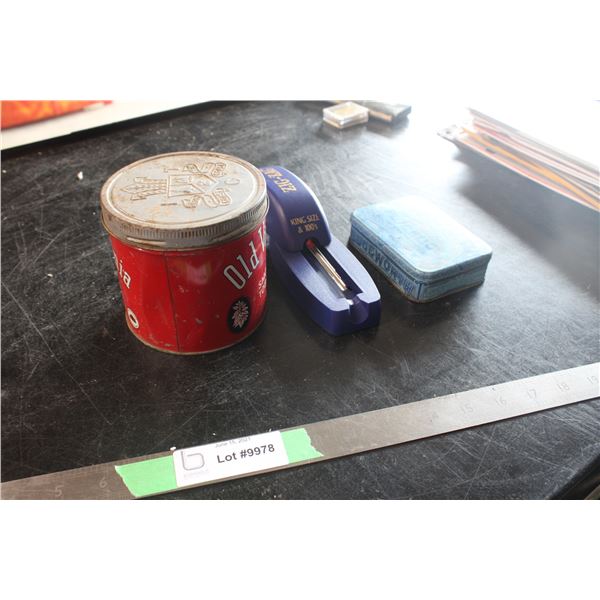 Tobacco Tins and Cigarette Maker