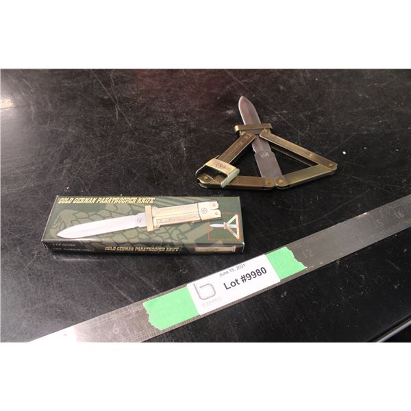 Gold German Paratroopers Knife