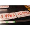Image 1 : U Drive Yukon 1979 Plates Pair