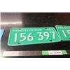 Image 2 : Pair of 1969 Sask Licence Plates