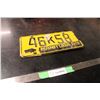 Image 1 : 1969 Manitoba Licence Plate (Damaged)
