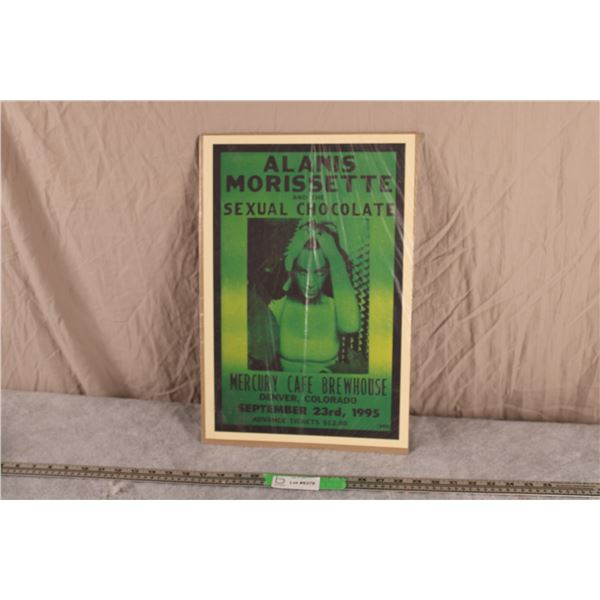 Alanis Morissette Concert Poster 12x18