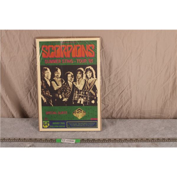 Scorpions Concert Poster 12x18