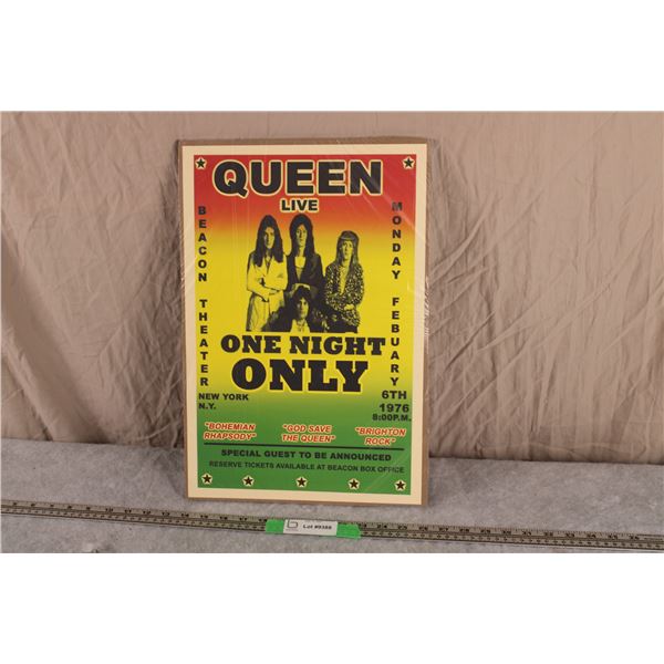Queen Concert Poster 12x18