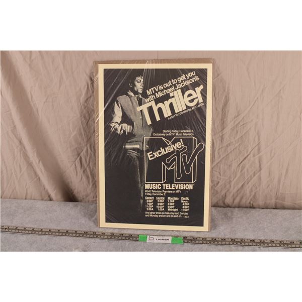 Michael Jackson Concert Poster 12x18